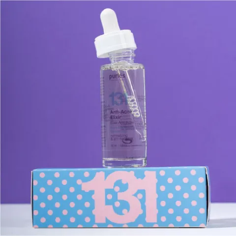 Tinh Chất Hỗ Trợ Giảm Mụn Purles 131 Anti-Acne Elixir 30ml - Làm Sạch Lỗ Chân Lông, Ức Chế Vi Khuẩn, Da Khỏe Mạnh