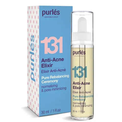 Tinh Chất Hỗ Trợ Giảm Mụn Purles 131 Anti-Acne Elixir 30ml - Làm Sạch Lỗ Chân Lông, Ức Chế Vi Khuẩn, Da Khỏe Mạnh