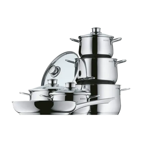 Bộ Nồi 6 Món WMF Diadem Plus Thép Không Gỉ 18/10 - Nồi Nấu Đa Năng Cho Tất Cả Các Loại Bếp, Bộ Nồi Chất Lượng Cao