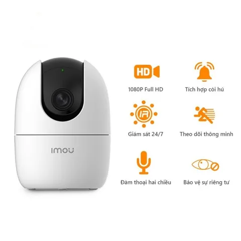 Camera IP Wifi Imou IPC-A22EP-D 1080P - Camera Giám Sát Không Dây Hồng Ngoại 10m - Thiết Kế Nhỏ Gọn, Tính Năng Thông Minh
