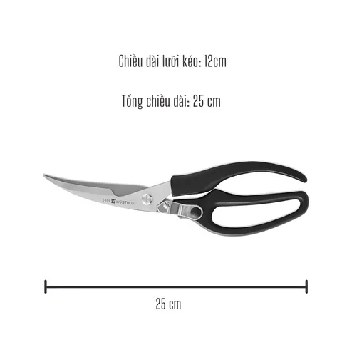 Kéo Nhà Bếp Đa Năng Wusthof Tích Hợp Khóa - Lưỡi Sắc Bén Cắt Thực Phẩm, Thiết Kế An Toàn và Tiện Lợi