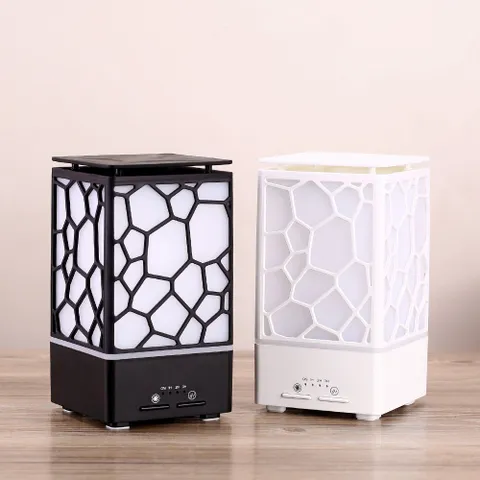 Máy Khuếch Tán Tinh Dầu Đèn Ngủ LED 7 Màu - Thiết Bị Gia Đình Thông Minh, Phát Tán Hương Thơm, Tự Động Tắt Khi Hết Nước
