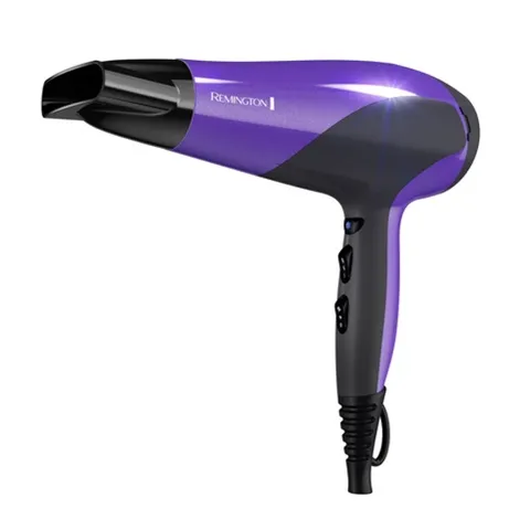Máy Sấy Tóc Remington Ionic Dry D3190 2200W - Công Nghệ Sấy Ion, 3 Chế Độ Nhiệt, Tóc Mượt Mà, Phù Hợp Tóc Xoăn và Thẳng