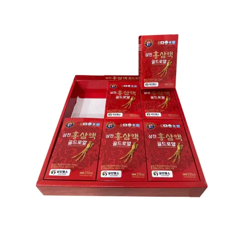Nước Hồng Sâm SamJin Gold Royal - Giàu Dinh Dưỡng, Hỗ Trợ Tăng Cường Sức Khỏe, Bổ Sung Năng Lượng, 30 Gói 70ml