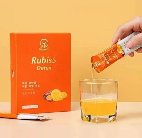 Nước Trái Cây Rubiss Detox - Hỗ Trợ Thanh Lọc Cơ Thể, Giảm Cân, Thơm Ngon, Dễ Uống, Làm Đẹp Da, Giảm Mỡ Thừa