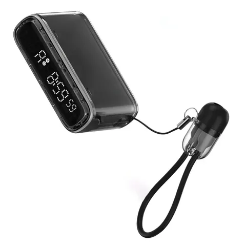 Pin sạc dự phòng Shargeek Starship Seer 10000mAh 35W có đồng hồ kỹ thuật số đa năng - Sạc nhanh, Dự đoán thời gian sạc, Thiết kế tiện lợi