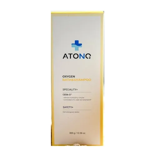 Sữa Tắm Gội Toàn Thân Cho Bé Atono2 Oxygen Dịu Nhẹ 300g - Công Nghệ Bọt Siêu Mịn, Cấp Ẩm & Cân Bằng pH Cho Da Nhạy Cảm