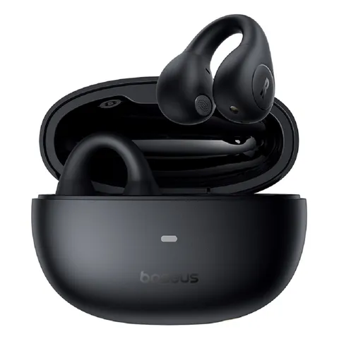 Tai nghe Bluetooth Baseus AirGo AS01 True Wireless (TWS) - Thiết kế Open-Ear, Công nghệ ENC, Âm thanh sống động, Pin 25 giờ