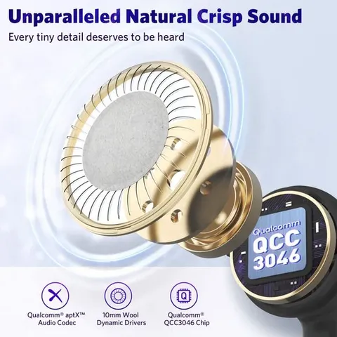 Tai Nghe Bluetooth TWS EarFun Air S - Chống Nước IPX5, Cảm Ứng Chạm, Âm Thanh Cao Cấp, Thời Gian Sử Dụng 30 Giờ