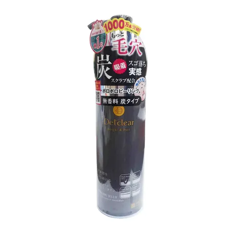 Tẩy Da Chết Detclear Bright & Peel Nhật Bản - Gel Tẩy Da Mặt Sáng Da Mờ Thâm, Chứa AHA & BHA, Phù Hợp Cho Da Nhạy Cảm 180ml