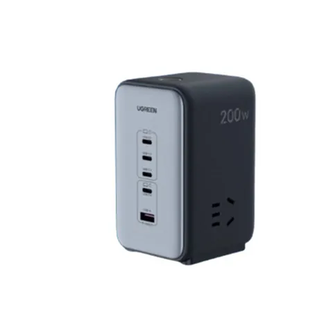 Trạm Sạc Nhanh 7in1 Ugreen GaN Power Strip 200W - Sạc Đa Năng 5 Thiết Bị Đồng Thời, 2 Ổ Cắm AC Tiện Lợi