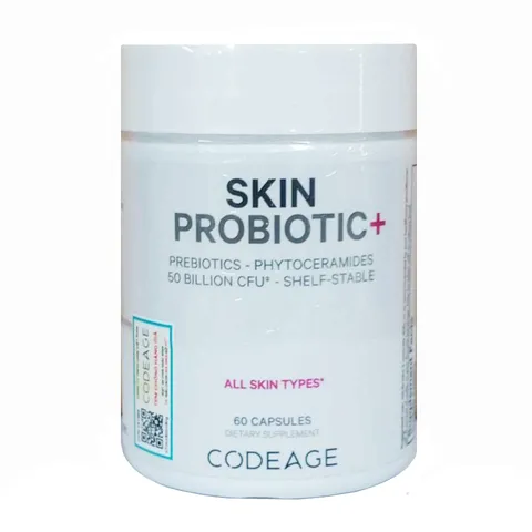 Viên Lợi Khuẩn Da Codeage Skin Probiotic Beauty - Hỗ Trợ Giảm Viêm, Cải Thiện Mụn và Nâng Cao Sức Khỏe Da, 60 Viên