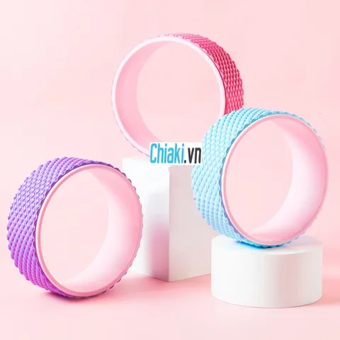 Vòng Tập Yoga Massage 3D Cao Cấp - Dụng Cụ Thể Thao Chịu Lực 150kg, Thư Giãn Và Tăng Cường Dẻo Dai