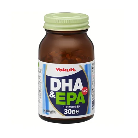 Viên uống DHA & EPA 500 Yakult - Hỗ trợ bổ não, tăng cường trí nhớ, cải thiện chức năng não bộ, sức khỏe tốt cho mọi lứa tuổi