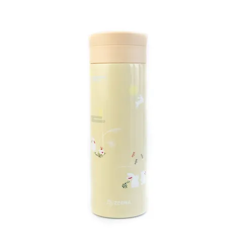Bình Giữ Nhiệt Inox Ngọc Thố Chiêu Tài Zebra 450ml Kèm Lọc Trà - Chống Gỉ Sét, Giữ Nhiệt Đến 12 Giờ, Dùng Học Tập, Làm Việc, Picnic