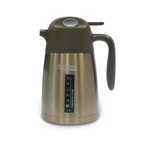 Bình Giữ Nhiệt Inox Zebra Smart III 112948 1.5L - Giữ Nhiệt Lâu Đến 12 Giờ, Chất Liệu Thép Không Gỉ Thời Trang