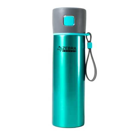 Bình Giữ Nhiệt Zebra Flask Zelect 112949 480ml - Thiết Kế Tinh Tế, Giữ Nóng 8 Giờ, Giữ Lạnh 12 Giờ, Phù Hợp Đi Học, Đi Làm, Đi Picnic