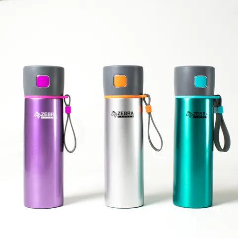 Bình Giữ Nhiệt Zebra Flask Zelect 112949 480ml - Thiết Kế Tinh Tế, Giữ Nóng 8 Giờ, Giữ Lạnh 12 Giờ, Phù Hợp Đi Học, Đi Làm, Đi Picnic