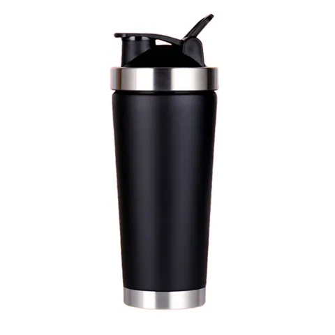 Bình Lắc Inox Shaker miDoctor 750ml - Giữ Nhiệt 6-12h, có Quả Lắc Chuyên Dụng Cho Người Tập Gym, Thể Hình