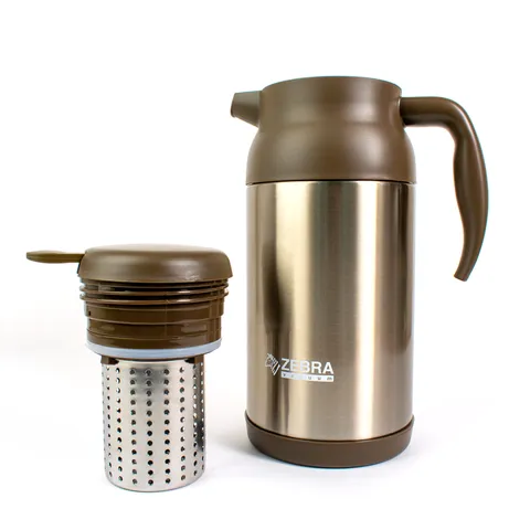 Bình lọc trà giữ nhiệt Zebra 112412 dung tích 1.6L - Thiết kế bền bỉ, chất liệu an toàn, khả năng giữ nhiệt 12 giờ, phù hợp gia đình và văn phòng