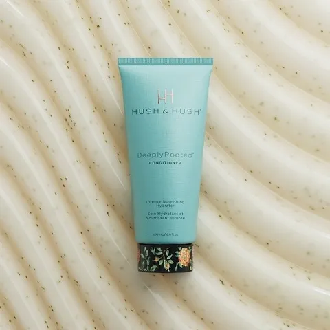 Bộ Dầu Gội Xả Hush & Hush Deeply Rooted - Kích Thích Mọc Tóc, Giúp Phục Hồi Tóc Hư Tổn, 100% Thành Phần Tự Nhiên, 200ml