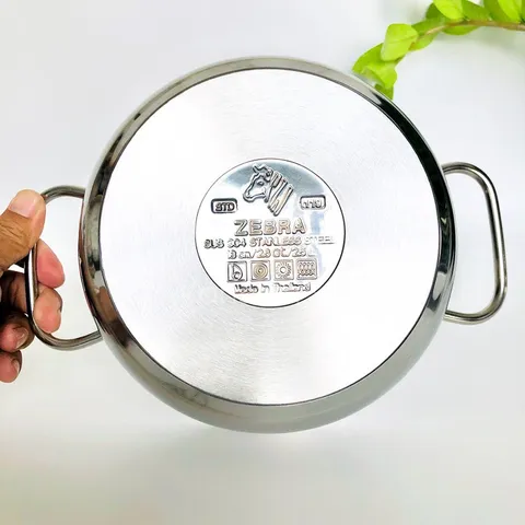 Bộ Nồi Inox 304 Zebra Extreme Infinity 3 Đáy Cao Cấp - Chất Liệu An Toàn, Dung Tích 2.5L - 5L, Sử Dụng Trên Mọi Loại Bếp