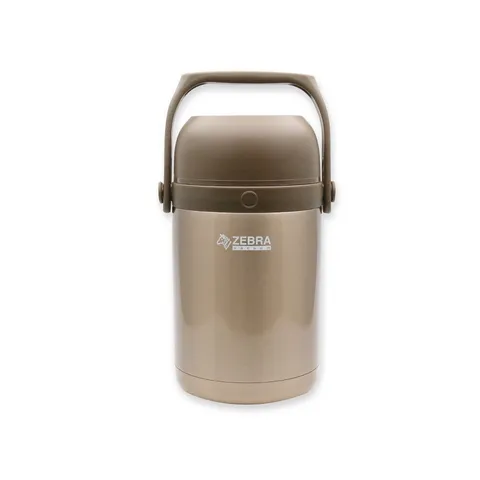 Hộp cơm giữ nhiệt Camen Inox 1.8L Zebra 152440 - Dung tích lớn, thiết kế hiện đại, giữ nóng/lạnh đến 12h, bao gồm 3 hộp nhỏ tiện lợi.