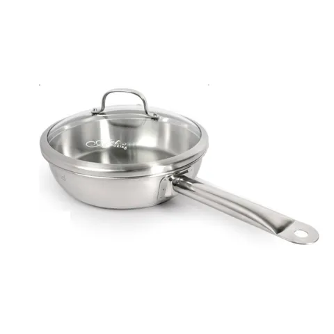 Chảo Inox 3 Lớp Đáy Từ Zebra Estio Pro 24cm - Chống Ăn Mòn, An Toàn Khi Nấu Nướng, Dùng Cho Tất Cả Các Loại Bếp