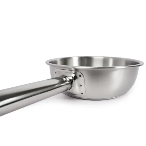 Chảo Inox 3 Lớp Đáy Từ Zebra Estio Pro 24cm - Chống Ăn Mòn, An Toàn Khi Nấu Nướng, Dùng Cho Tất Cả Các Loại Bếp