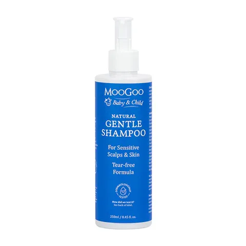 Dầu Gội Tự Nhiên Dịu Nhẹ Cho Bé MooGoo 250ml - An Toàn, Không Cay Mắt, Chăm Sóc Tóc Mềm Mại Cho Trẻ Emil