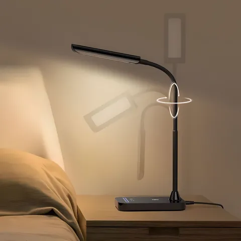 Đèn Học Để Bàn Chống Cận Taotronics TT-DL11 - 5 Chế Độ Ánh Sáng, Điều Chỉnh Linh Hoạt, Tiết Kiệm Năng Lượng, Phù Hợp Học Tập và Nghỉ Ngơi