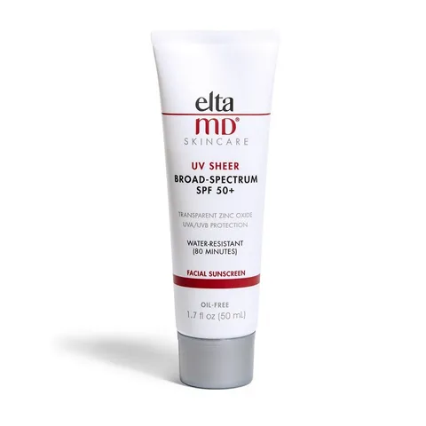 Kem Chống Nắng EltaMD UV Sheer SPF 50+ - Chống Nắng Phổ Rộng Cho Mặt, Hỗ Trợ Chống Nước, Thích Hợp Với Mọi Loại Da
