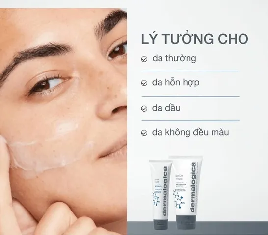 Kem Dưỡng Ẩm Dermalogica Active Moist - Dành Cho Da Dầu & Hỗn Hợp, Cải Thiện Kết Cấu Da, Khóa Ẩm Tiêu Chuẩn, Chống Kích Ứng