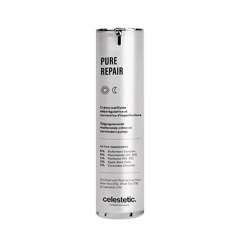 Kem Dưỡng Ẩm Celestetic Pure Repair 50ml - Kiềm Dầu Nhờn, Giảm Mụn, Làm Dịu Da Tổn Thương, Phù Hợp Với Da Dầu