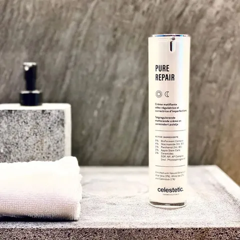 Kem Dưỡng Ẩm Celestetic Pure Repair 50ml - Kiềm Dầu Nhờn, Giảm Mụn, Làm Dịu Da Tổn Thương, Phù Hợp Với Da Dầu