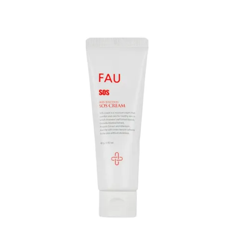 Kem Dưỡng FAU Skin Solution SOS Cream 80g - Hỗ Trợ Làm Dịu Da Nhạy Cảm, Thấm Nhanh, Giảm Kích Ứng, Phục Hồi Da Yếu