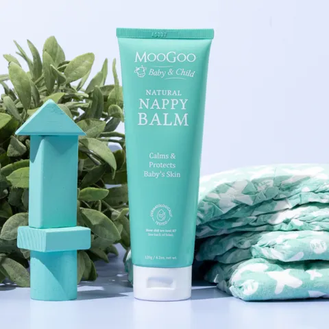 Kem Hỗ Trợ Chống Hăm Cho Bé MooGoo Natural Nappy Balm 120g - Dưỡng Da Mịn Màng, An Toàn Cho Da Nhạy Cảm Của Bé