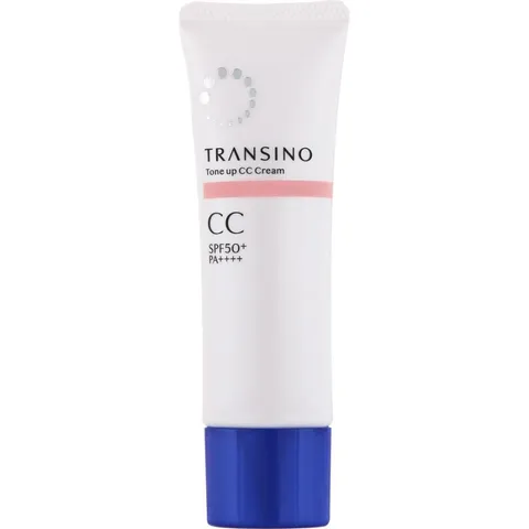 Kem Trang Điểm Chống Nắng Transino Whitening CC Cream SPF50+ PA++++ - Lớp Nền Hoàn Hảo, Dưỡng Trắng, Mờ Nám, Tán Nhang, Tiện Lợi 30g