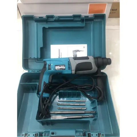 Máy Khoan Đa Năng Makita HR2470 - Công Suất 780W, Khoan Sắt, Gỗ, Bê Tông, Chức Năng Đục Bê Tông, Dụng Cụ Thợ Xây Chuyên Nghiệp