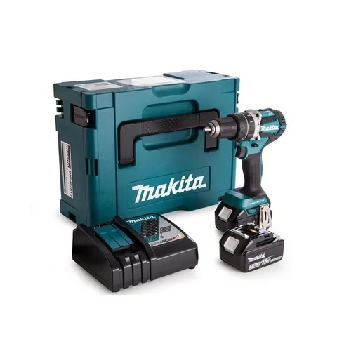 Máy Khoan Vặn Vít Dùng Pin Makita DDF484RFE 18V - Thiết Kế Không Dây, Tốc Độ 2000 V/P, Công Suất Mạnh Mẽ, Hỗ Trợ Khoan Gỗ Kim Loại