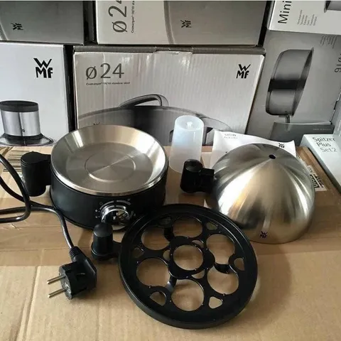 Máy Luộc Trứng WMF Stelio Điều Chỉnh Mức Độ Sôi - Tiện Lợi Cho Bữa Sáng, Chế Biến Đơn Giản 1-7 Quả Trứng