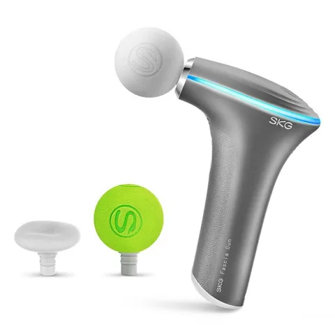 Máy Massage Cầm Tay SKG F5 - Thiết Bị Massage Đa Năng Với 3 Đầu Massage Chuyên Biệt Giúp Giảm Đau, Nhức Mỏi ✔️