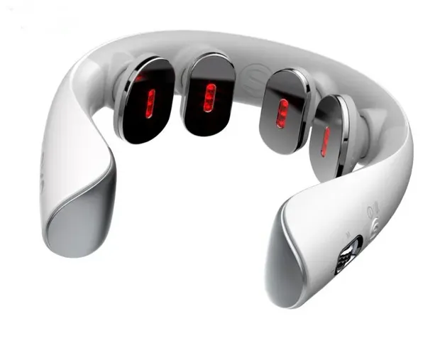 Máy Massage Cổ SKG K5-3 4 trong 1 - Đầu Massage Cong 3D Với Công Nghệ Rung, Xung, Ánh Sáng Đỏ & Chườm Nhiệt Ép Nhẹ Thư Giãn Cổ