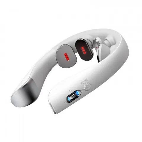 Máy Massage Cổ SKG K5-3 4 trong 1 - Đầu Massage Cong 3D Với Công Nghệ Rung, Xung, Ánh Sáng Đỏ & Chườm Nhiệt Ép Nhẹ Thư Giãn Cổ