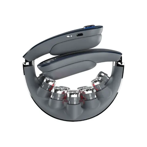 Máy massage cổ xung điện SKG G7 Pro-Fold - Thiết bị massage hiện đại, 9 đầu massage độc lập, 6000Hz, đa chế độ massage và nén nhiệt nóng