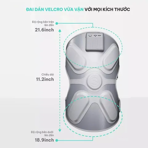 Máy Massage Đầu Gối SKG W3 Pro - 5 Chế Độ Massage Thông Minh & Chườm Nóng Tăng Cường Thoải Mái, Giảm Cơ, Giúp Khỏe Đẹp