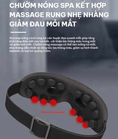 Máy Massage Mắt Kata ME80 Gấp Gọn Kết Nối Bluetooth - Thiết Bị Thư Giãn Đa Năng, 4 Chế Độ Massage, Nghe Nhạc Tiện Lợi