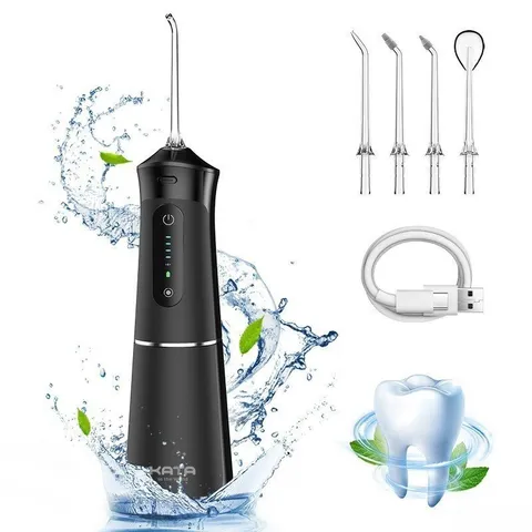 Máy tăm nước Kata G1 - Máy làm sạch răng miệng 5 chế độ, 4 đầu phun, công nghệ chống rò nước, bảo vệ nướu cho cả gia đình