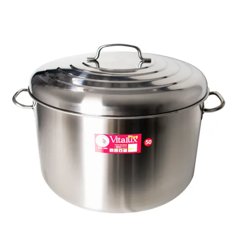 Nồi Hầm Inox 3 Đáy Zebra Vitalux - Dung Tích Lớn, Đa Năng, Chất Liệu Cao Cấp, Sử Dụng Trên Tất Cả Các Loại Bếp