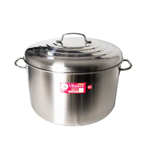 Nồi Hầm Inox 3 Đáy Zebra Vitalux - Dung Tích Lớn, Đa Năng, Chất Liệu Cao Cấp, Sử Dụng Trên Tất Cả Các Loại Bếp